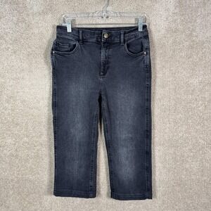 DL1961 Patti Straight Jeans Womens 28 Gray High Rise Vintage Ankle Crop Denim